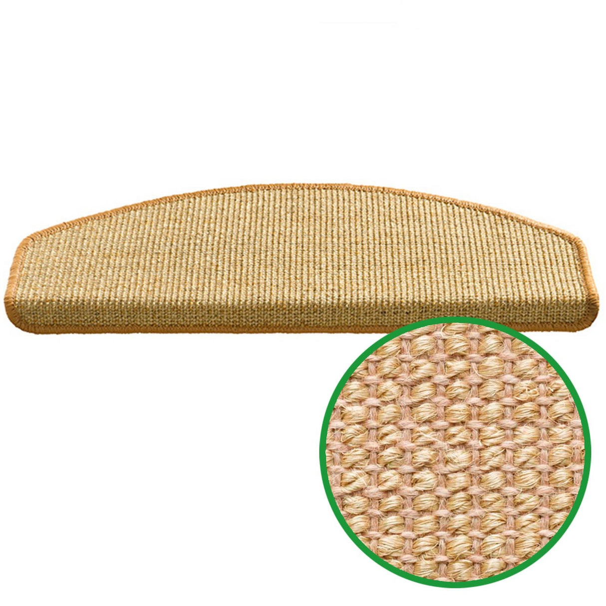 Sisal Stufenmatten NATURE AT HOME - Premium Qualität | Natur