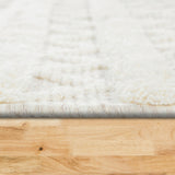 Handweb-Teppich DALTON Anwendung Boden Mattenlager | Creme