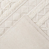 Handweb-Teppich DALTON Nahaufnahme Mattenlager | Creme