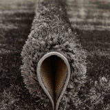 Hochflor-Teppich LYNN Welle Mattenlager | Anthrazit