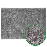 Hochflor-Teppich LYNN Gesamtansicht Mattenlager | Grau