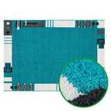 Tapis MAVI à bordure - motif moderne - disponible en 5 tailles