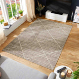 Web-Teppich PARKER Anwendung Zimmer Mattenlager | Grau-Braun