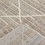 Web-Teppich PARKER Nahaufnahme Mattenlager | Grau-Braun