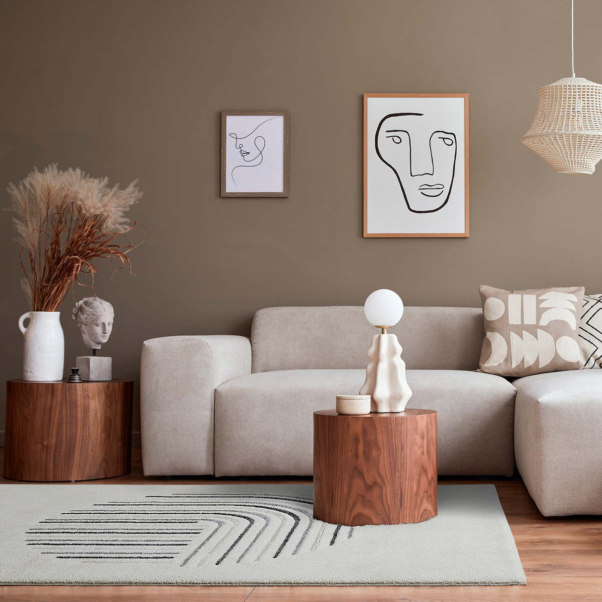 Web-Teppich TRINITY Anwendung Zimmer Mattenlager | Creme