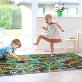 Wende-Spielteppich WENDY - Straßenteppich und Hüpfkästchen