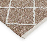 Handweb-Teppich MONTARA Ecke Mattenlager | Braun