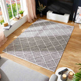 Handweb-Teppich MONTARA Anwendung Zimmer Mattenlager | Grau