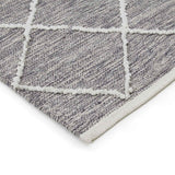 Handweb-Teppich MONTARA Ecke Mattenlager | Grau
