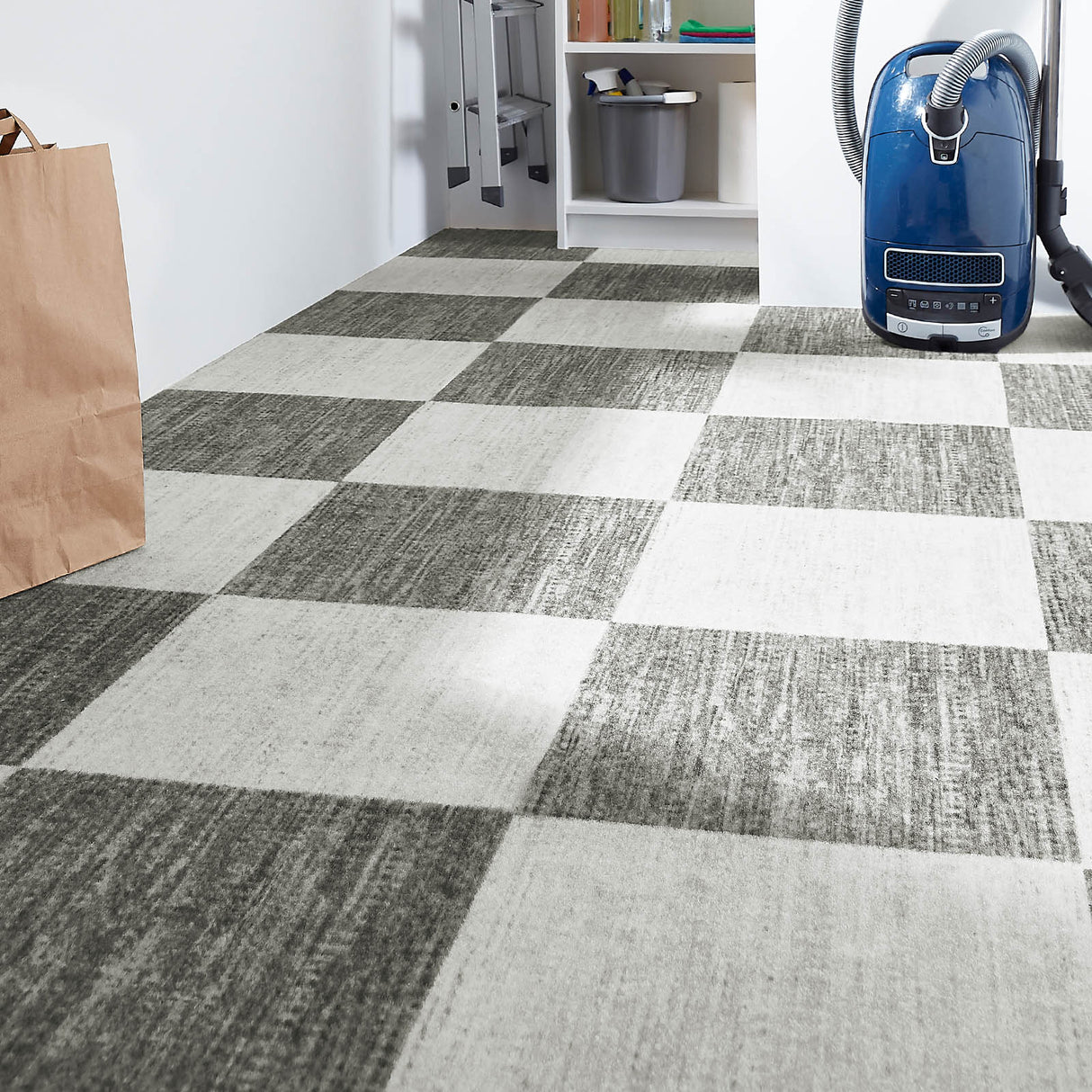 Teppichfliesen SAVANNA im Trendigen Design | Grau