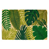 Kokosmatte NATURE TREND mit Blätter Design