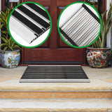 Schuhabstreifer außen - Mit Lamellen Einlage