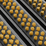 Eingangsmatte ALUFLOW mit Bürsten-Einsatz | Gelb