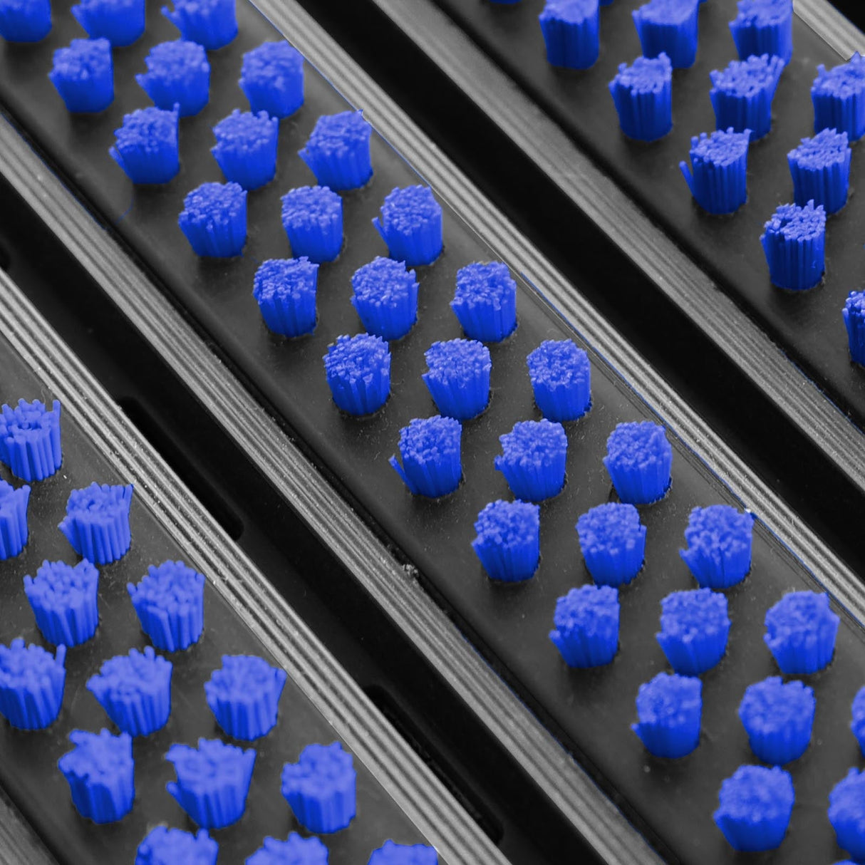 Eingangsmatte ALUPRO mit Bürsten-Einsatz | Blau