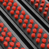 Eingangsmatte ALUFLOW mit Bürsten-Einsatz | Hellrot