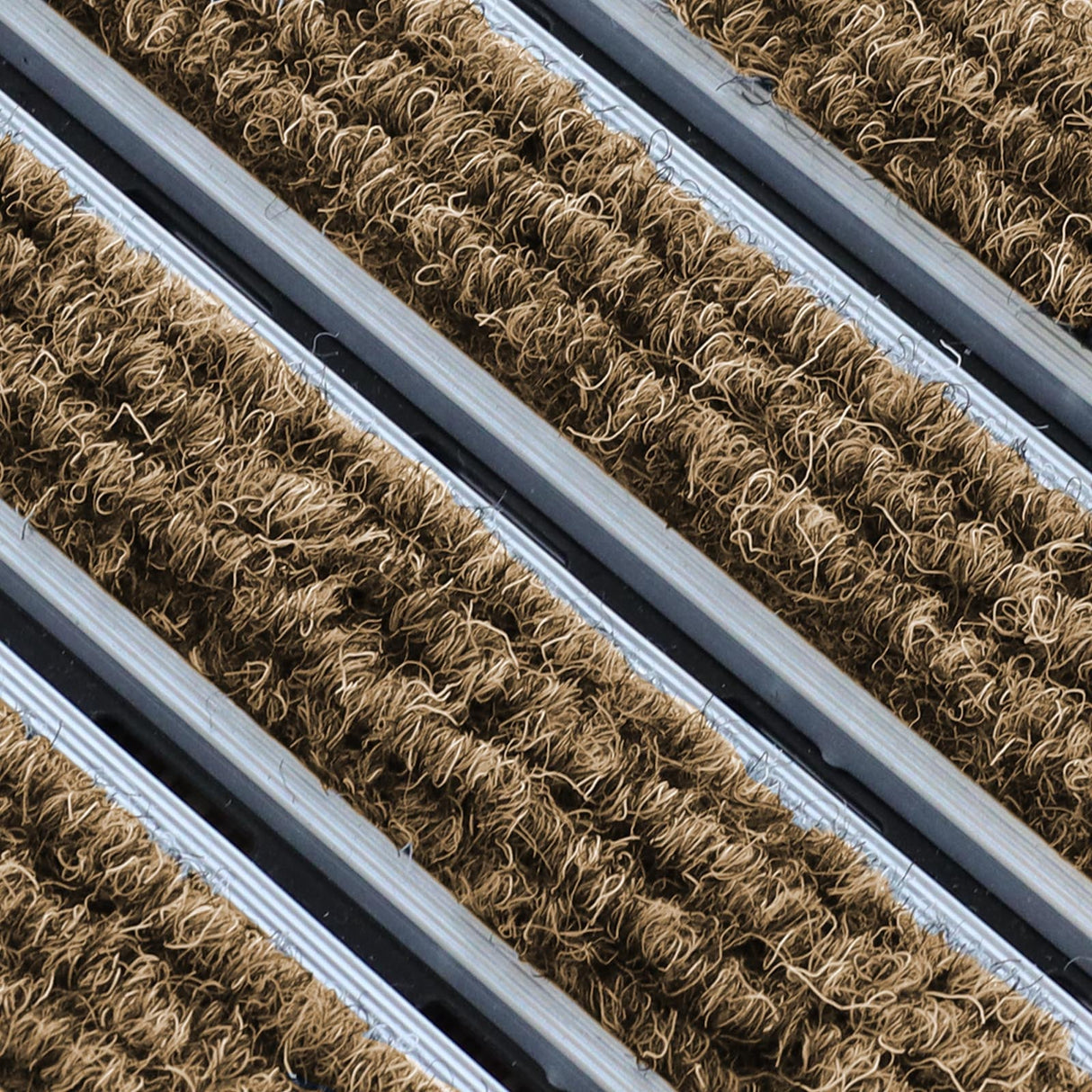 Eingangsmatte ALUFLOW mit Nadelfilz-Einsatz | Beige