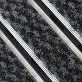 Eingangsmatte ALUPRO mit Teppich-Einsatz Nahaufnahme Mattenlager | Anthrazit