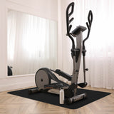 Bodenschutzmatte farbig - Schutzmatte Fitnessgerät | Schwarz