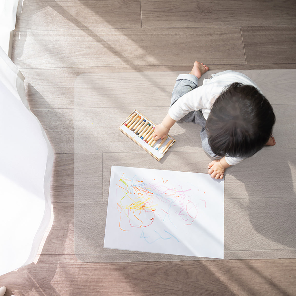 Bodenschutzmatte DURA-MAT - Transparente Schutzmatte - Für Hartböden