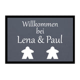 Paillasson HOME STYLE - « Bienvenue Meeple » - personnalisable