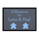 Paillasson HOME STYLE - « Bienvenue Meeple » - personnalisable