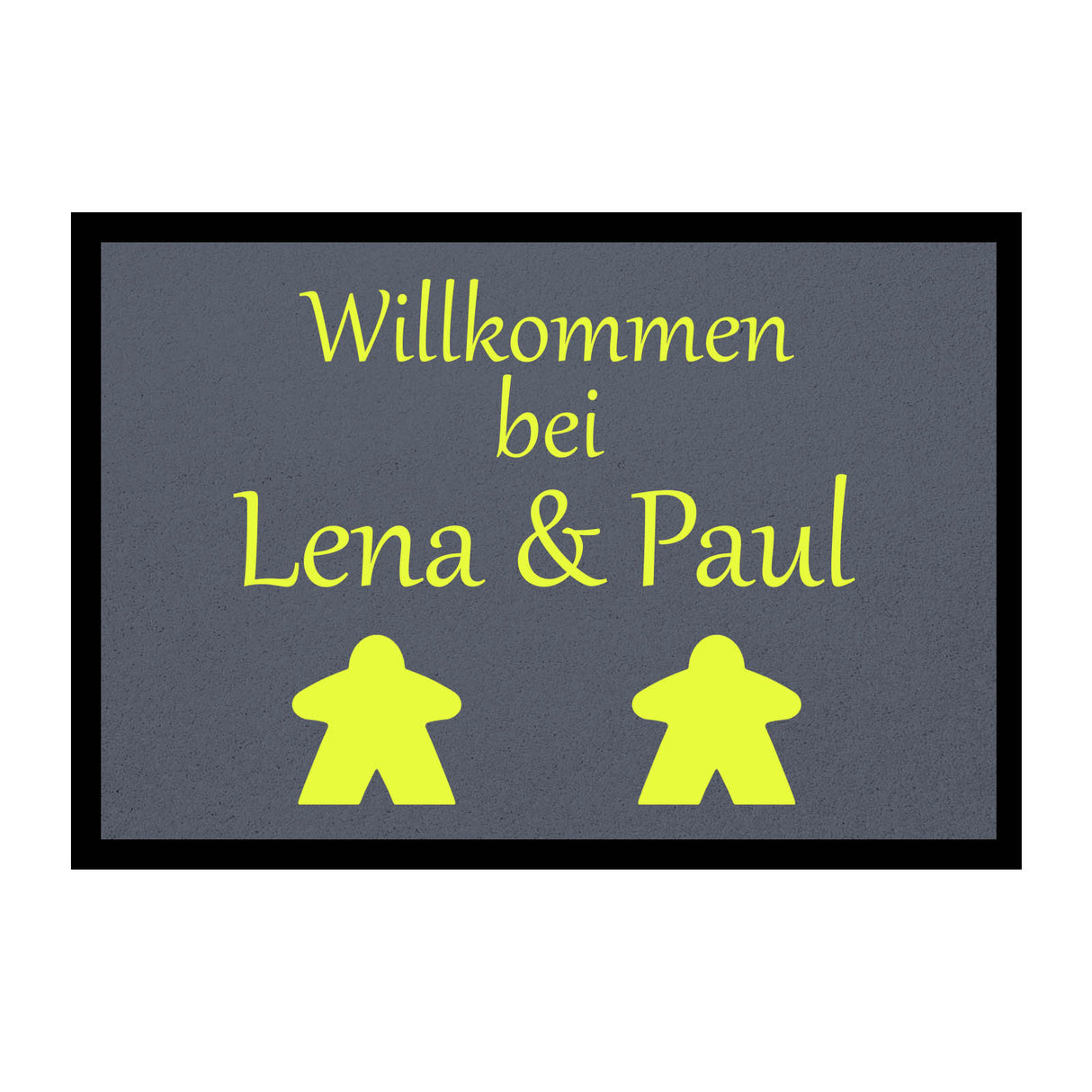 Paillasson HOME STYLE - « Bienvenue Meeple » - personnalisable