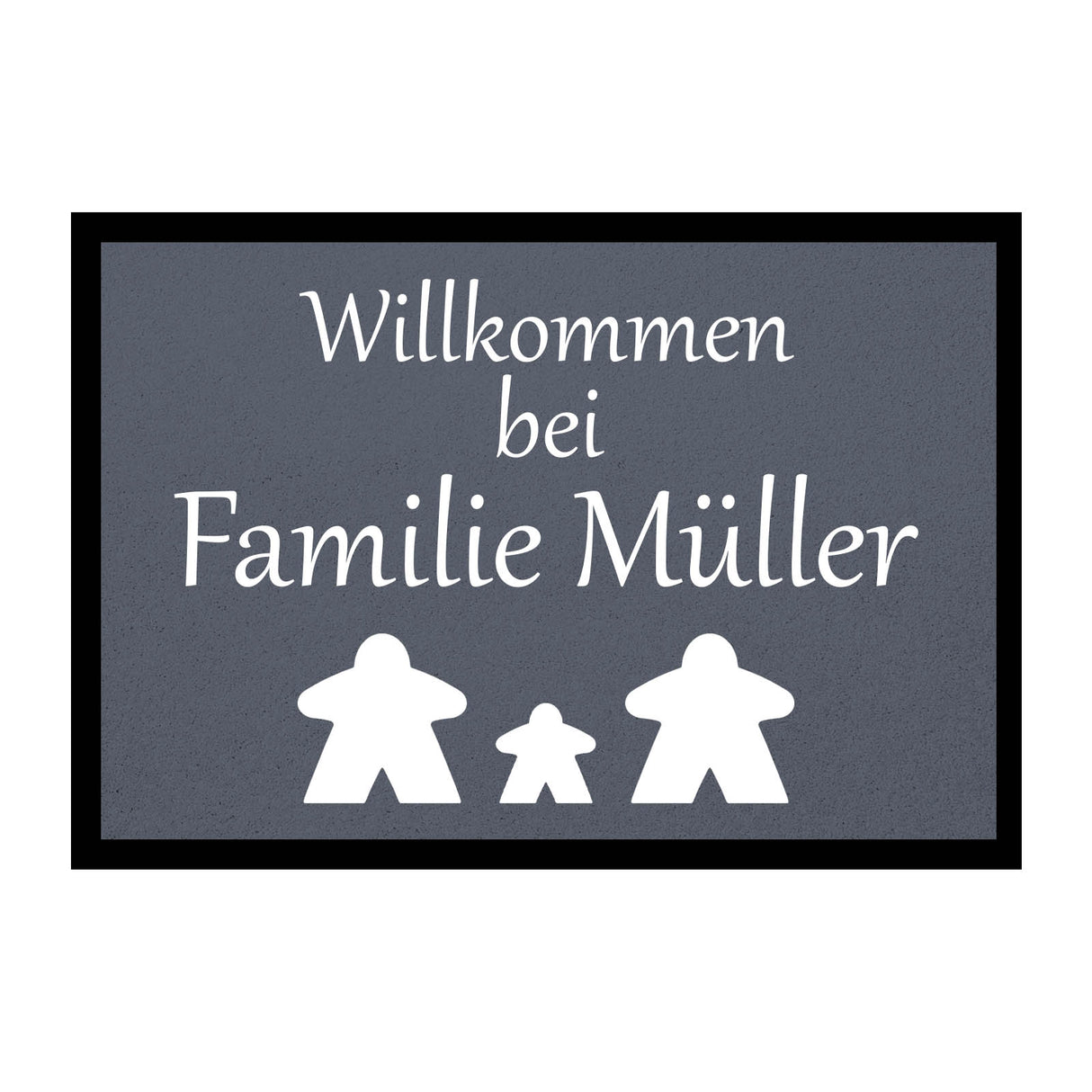 Paillasson HOME STYLE - « Bienvenue Meeple » - personnalisable