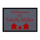Paillasson HOME STYLE - « Bienvenue Meeple » - personnalisable