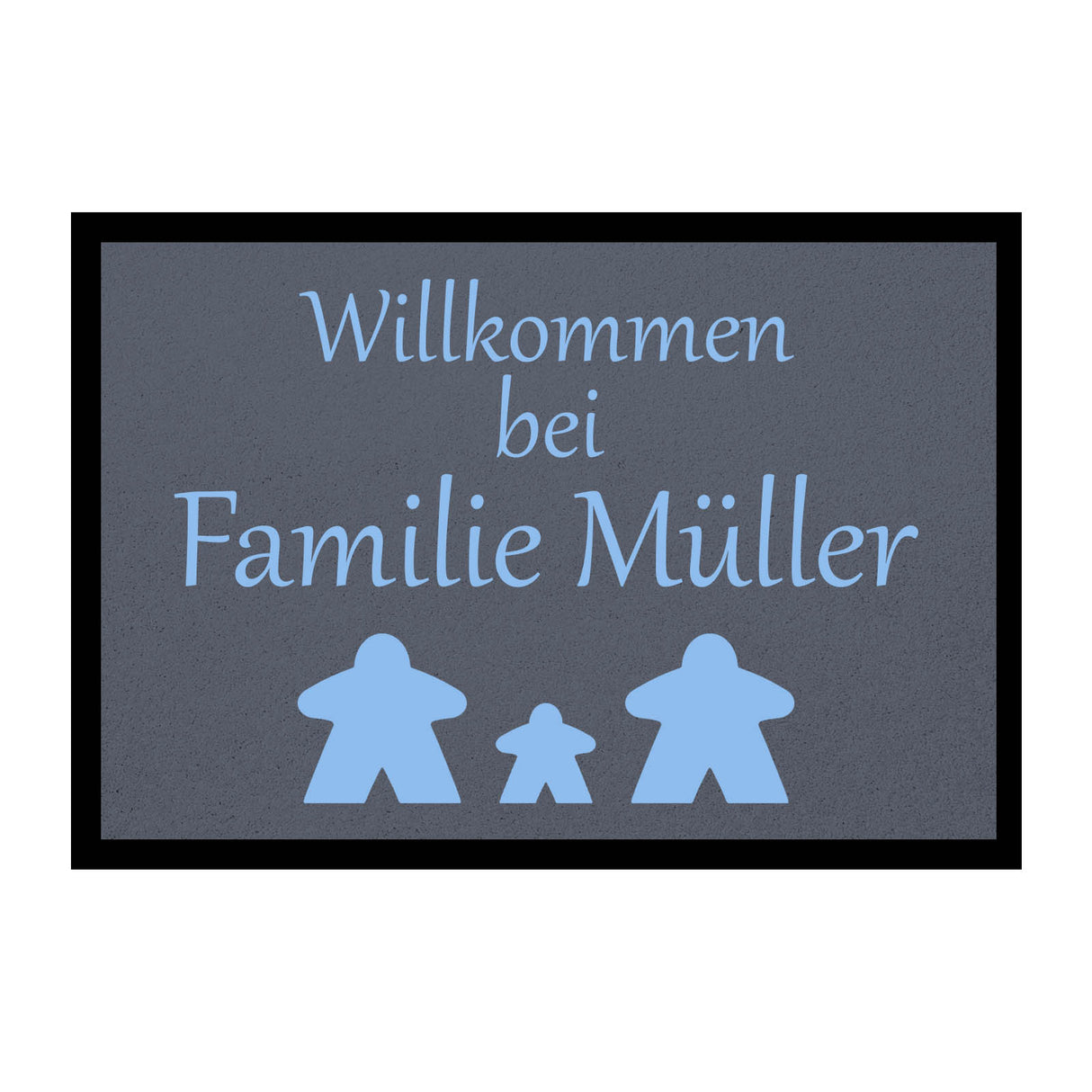 Paillasson HOME STYLE - « Bienvenue Meeple » - personnalisable