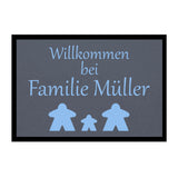 Paillasson HOME STYLE - « Bienvenue Meeple » - personnalisable