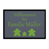 Paillasson HOME STYLE - « Bienvenue Meeple » - personnalisable