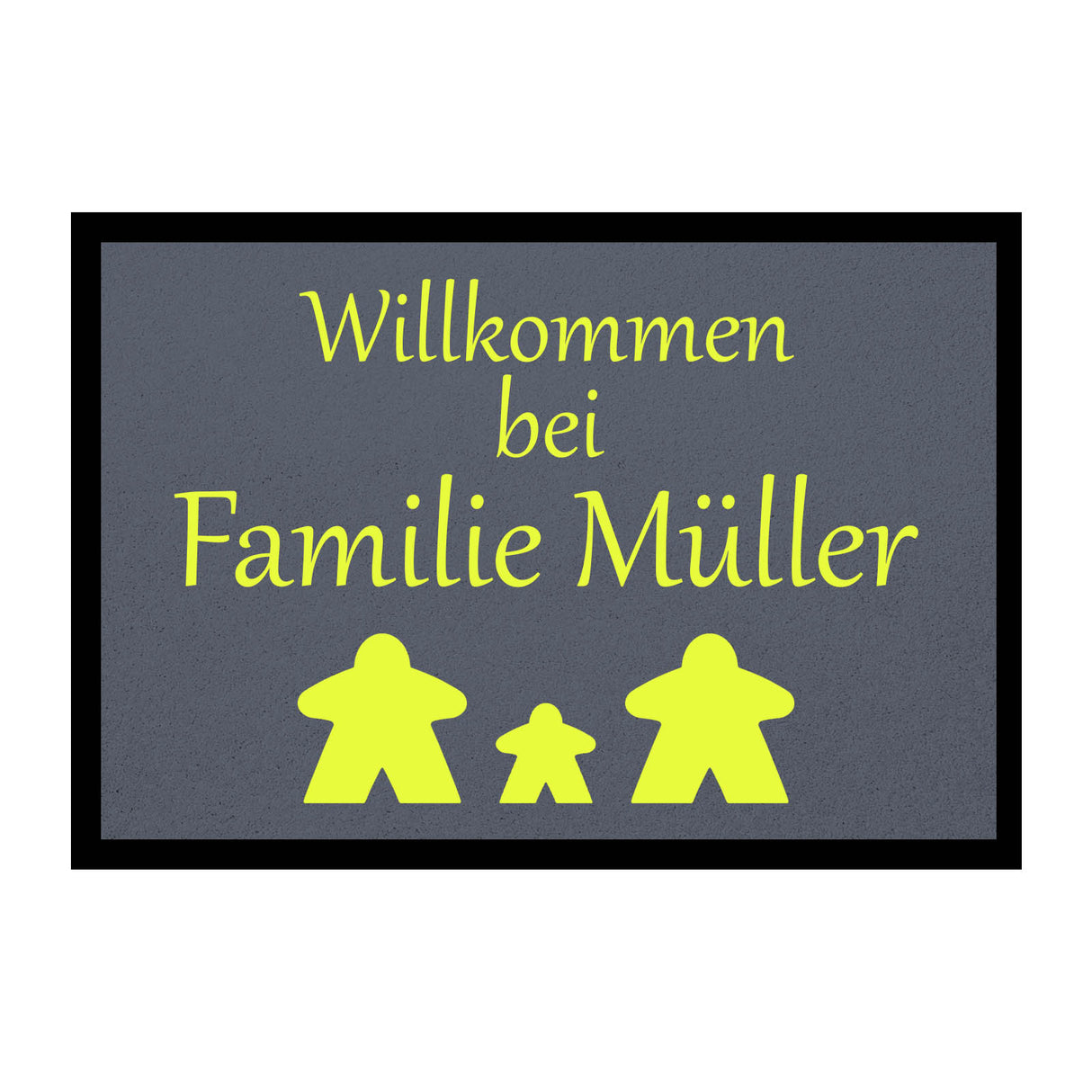Paillasson HOME STYLE - « Bienvenue Meeple » - personnalisable