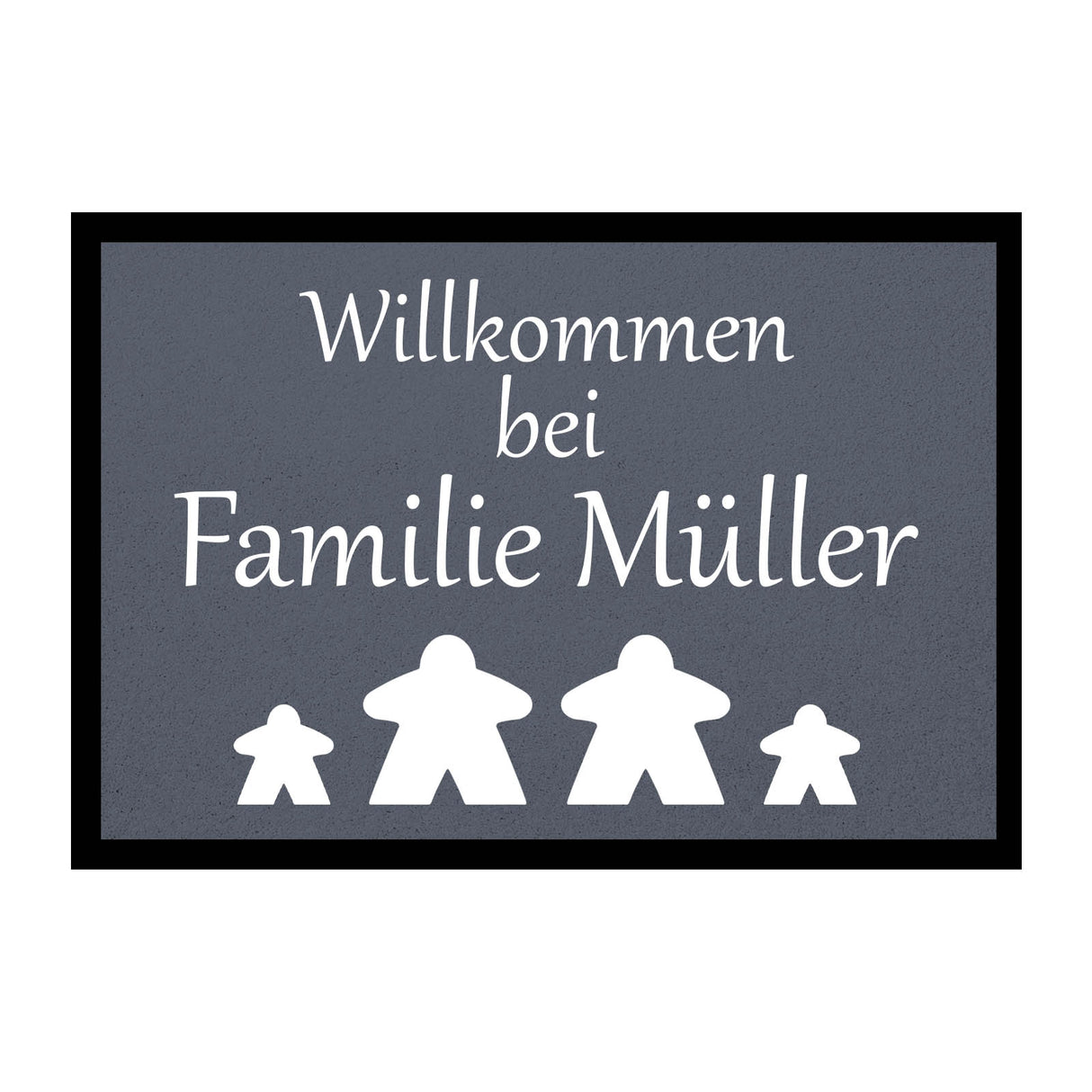 Paillasson HOME STYLE - « Bienvenue Meeple » - personnalisable
