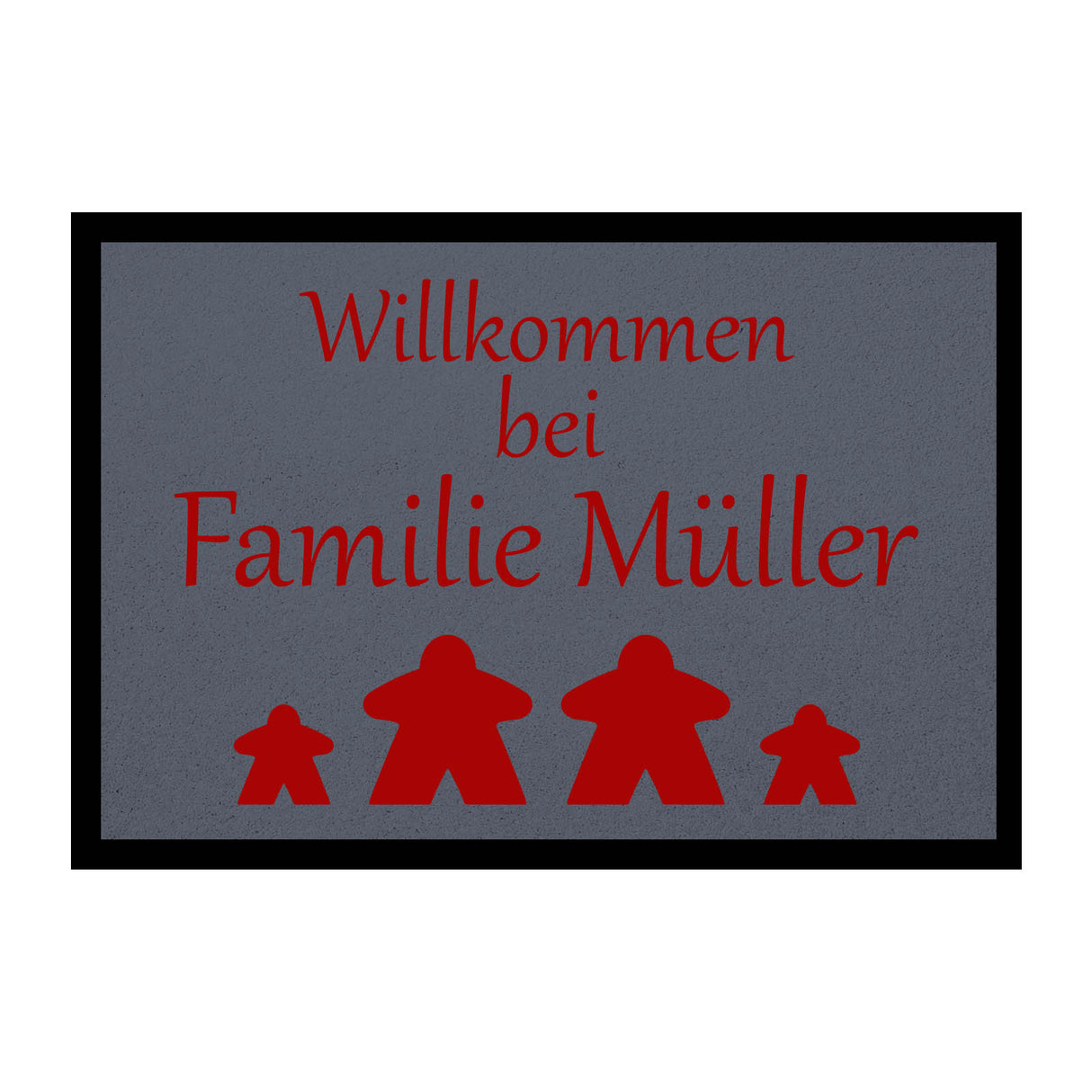 Paillasson HOME STYLE - « Bienvenue Meeple » - personnalisable