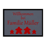 Paillasson HOME STYLE - « Bienvenue Meeple » - personnalisable