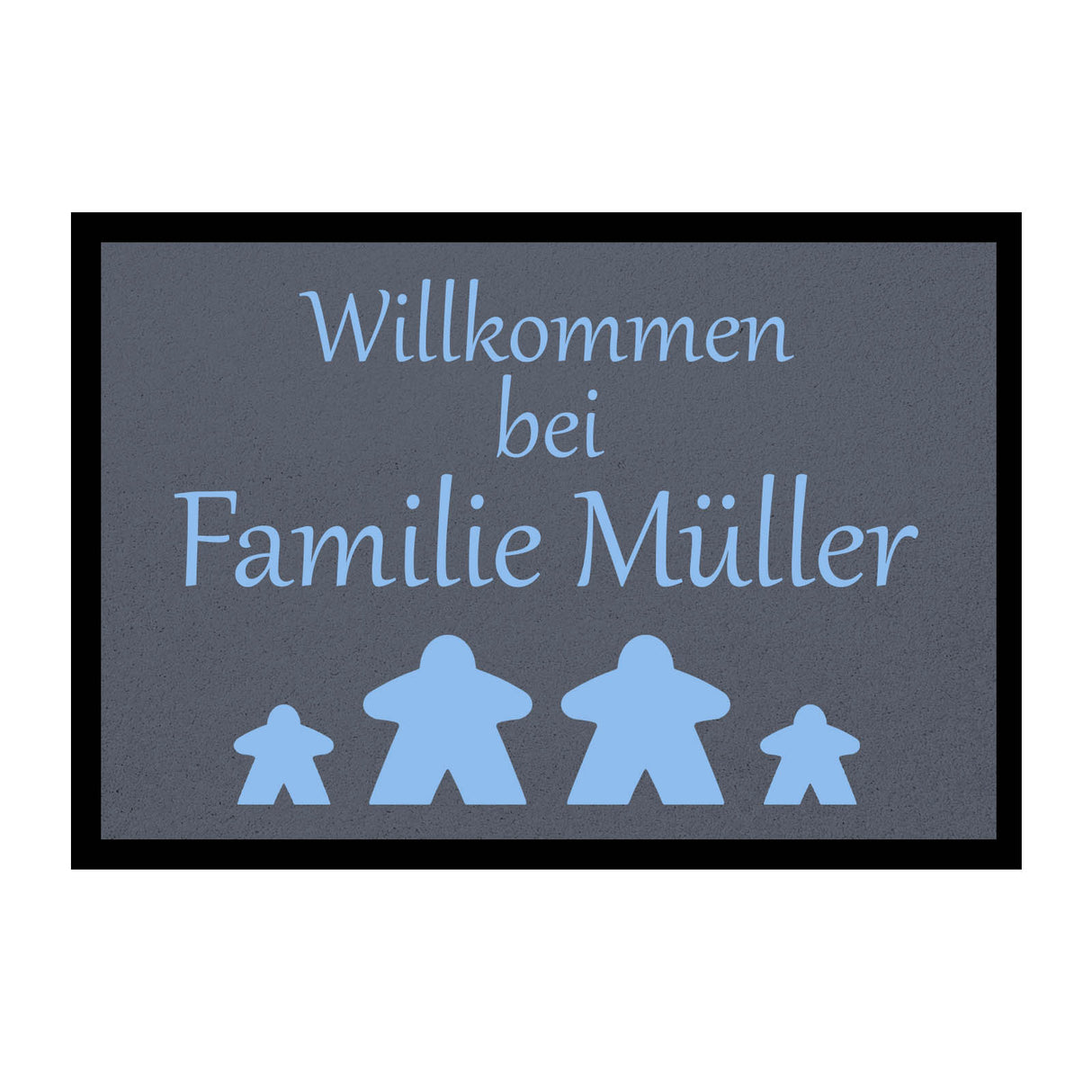 Paillasson HOME STYLE - « Bienvenue Meeple » - personnalisable