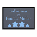 Paillasson HOME STYLE - « Bienvenue Meeple » - personnalisable