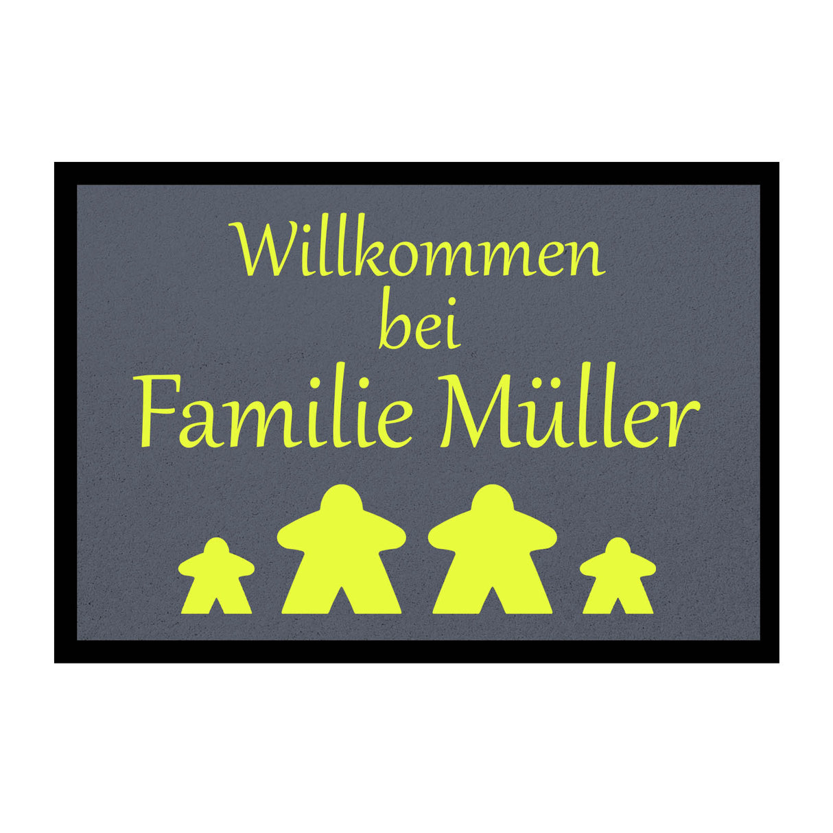 Paillasson HOME STYLE - « Bienvenue Meeple » - personnalisable