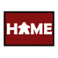 Brettspieler Fußmatte Design Meeple Home - Rot