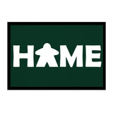 Brettspieler Fußmatte Design Meeple Home - Dunkelgrün