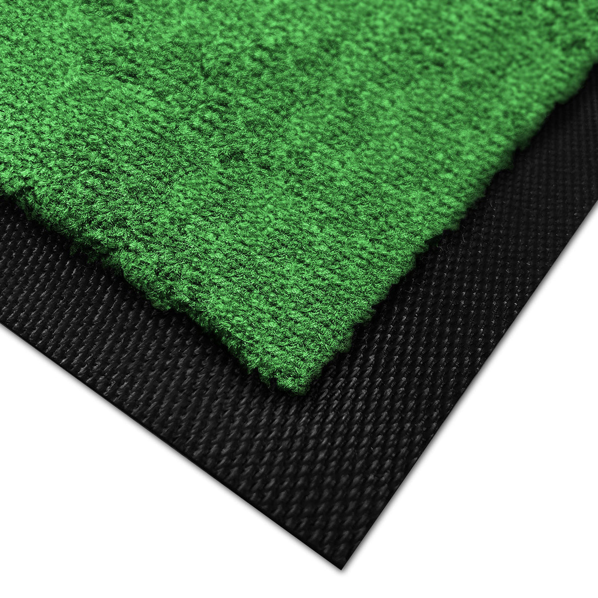 Fußmatte SPORT STYLE - Design "Fußballfeld mit Name" - personalisierbar | Grün/Weiß