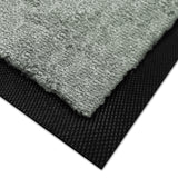 Fußmatte SPORT STYLE - Design "Fußballfeld mit Name" - personalisierbar | Nebel/Weiß