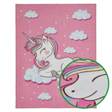 Kinderzimmer Teppich FLUFFY UNICORN