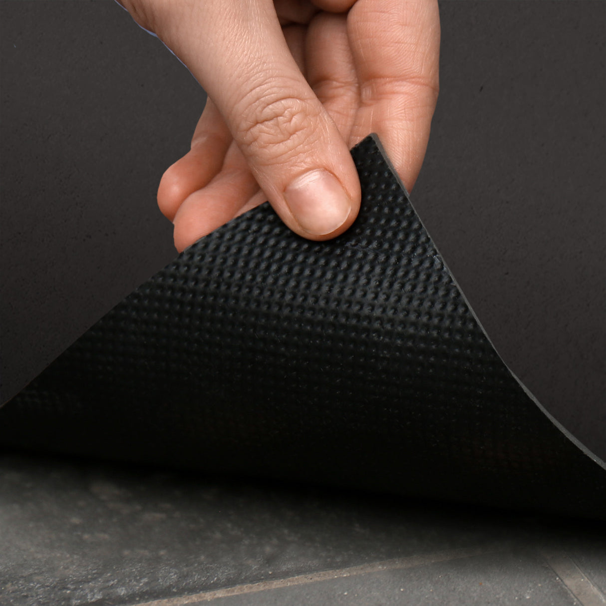 Fußmatte SPORT STYLE - Design "Fußballfeld mit Name" - personalisierbar | Schiefer/Weiß