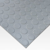 Noppenmatte - Gummimatte mit runden Flachnoppen - 3 mm | Grau