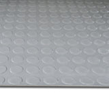 Noppenmatte - Gummimatte mit runden Flachnoppen - 3 mm | Grau