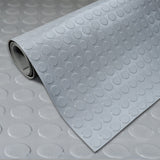 Noppenmatte - Gummimatte mit runden Flachnoppen - 3 mm | Grau