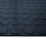 Noppenmatte - Gummimatte mit runden Flachnoppen - 3 mm | Schwarz