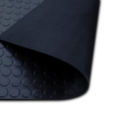 Noppenmatte - Gummimatte mit runden Flachnoppen - 3 mm | Schwarz