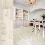 PVC-Bodenbelag in Holzoptik - Creme